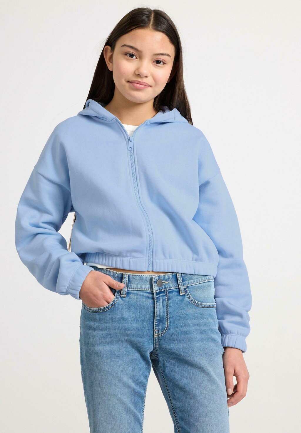 

Толстовка CROPPED HOODIE Lindex, цвет light blue