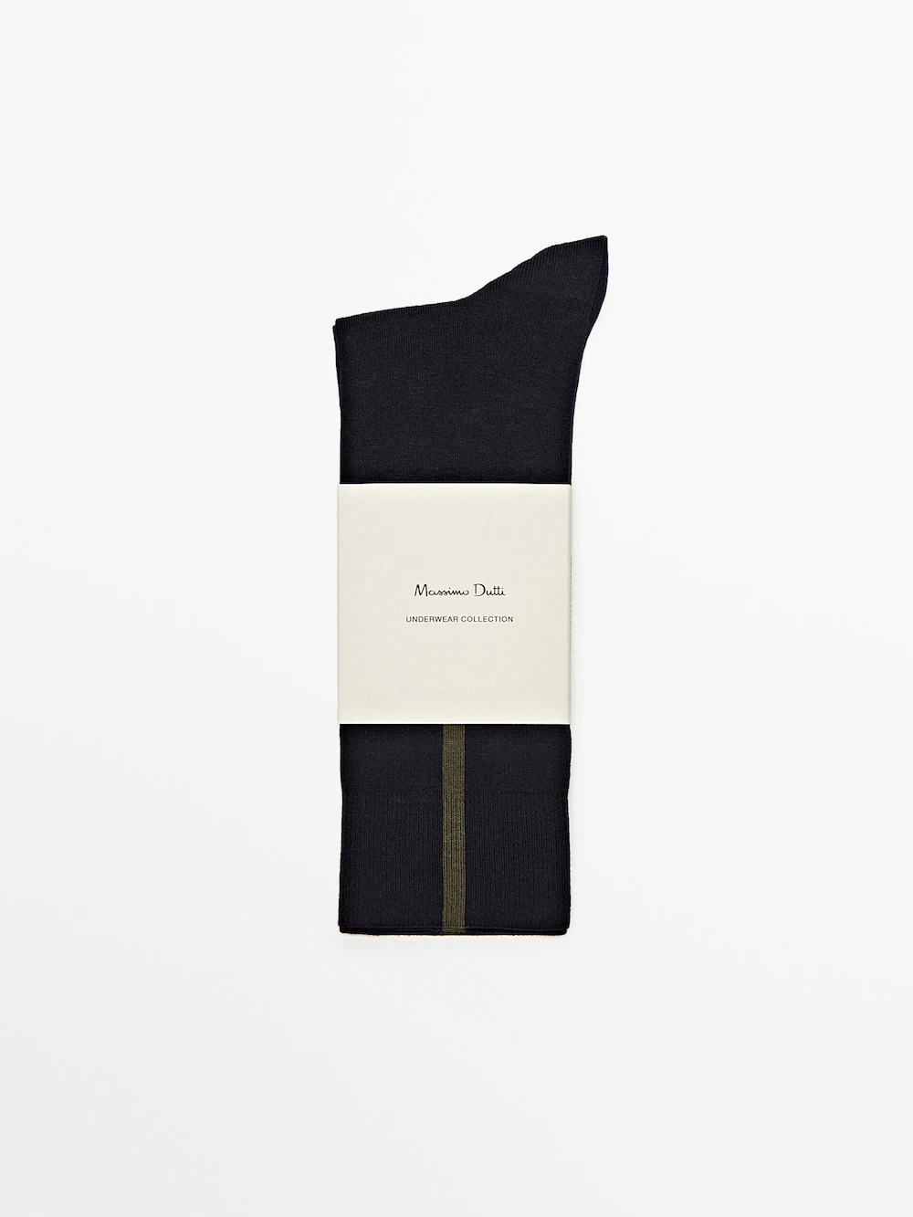 

Длинные носки с контрастной полосой Massimo Dutti, синий