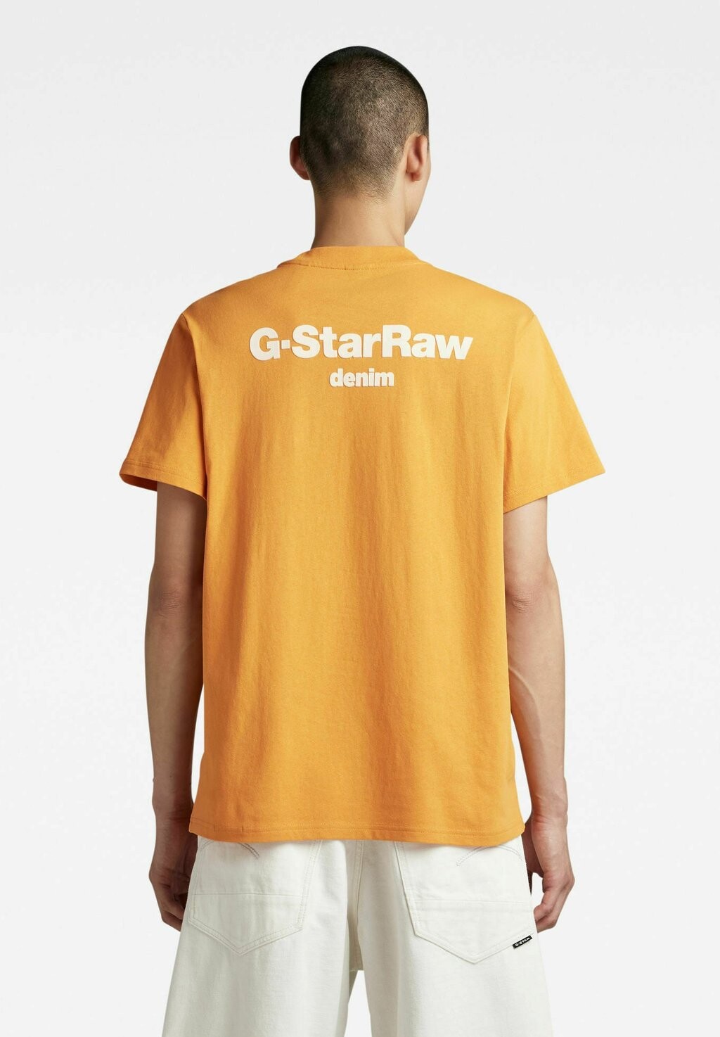 

Футболка с принтом G-Star, горчичный, Желтый