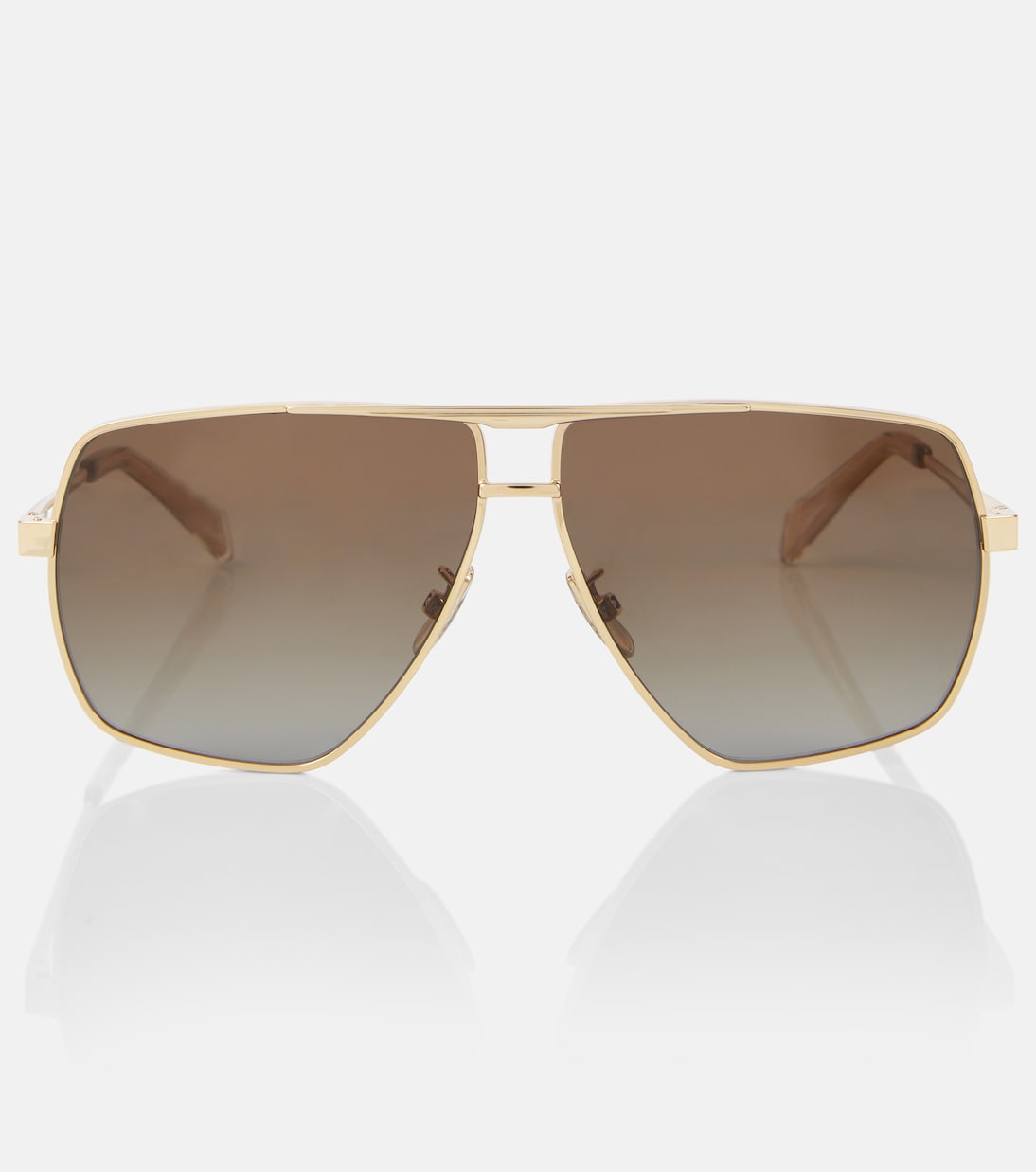 Квадратные солнцезащитные очки Celine Eyewear, золото