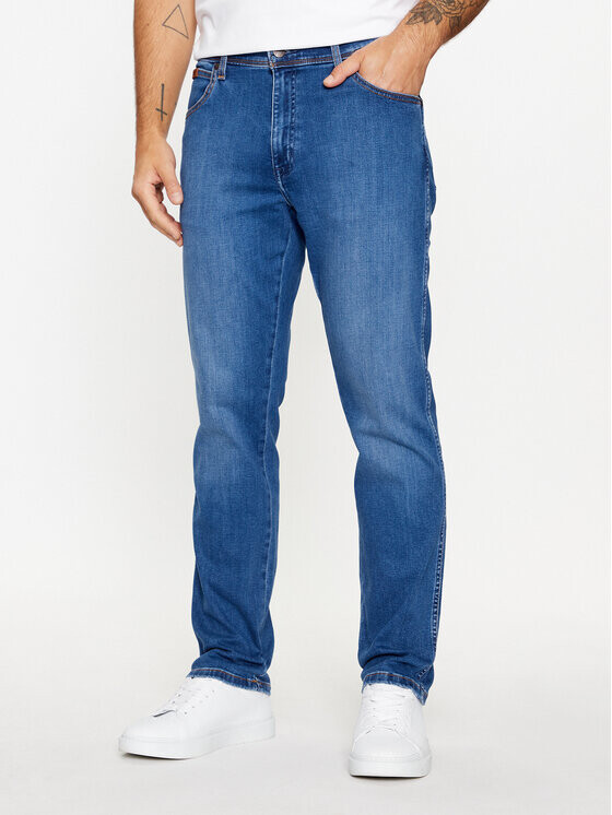 

Джинсы узкого кроя Wrangler, синий