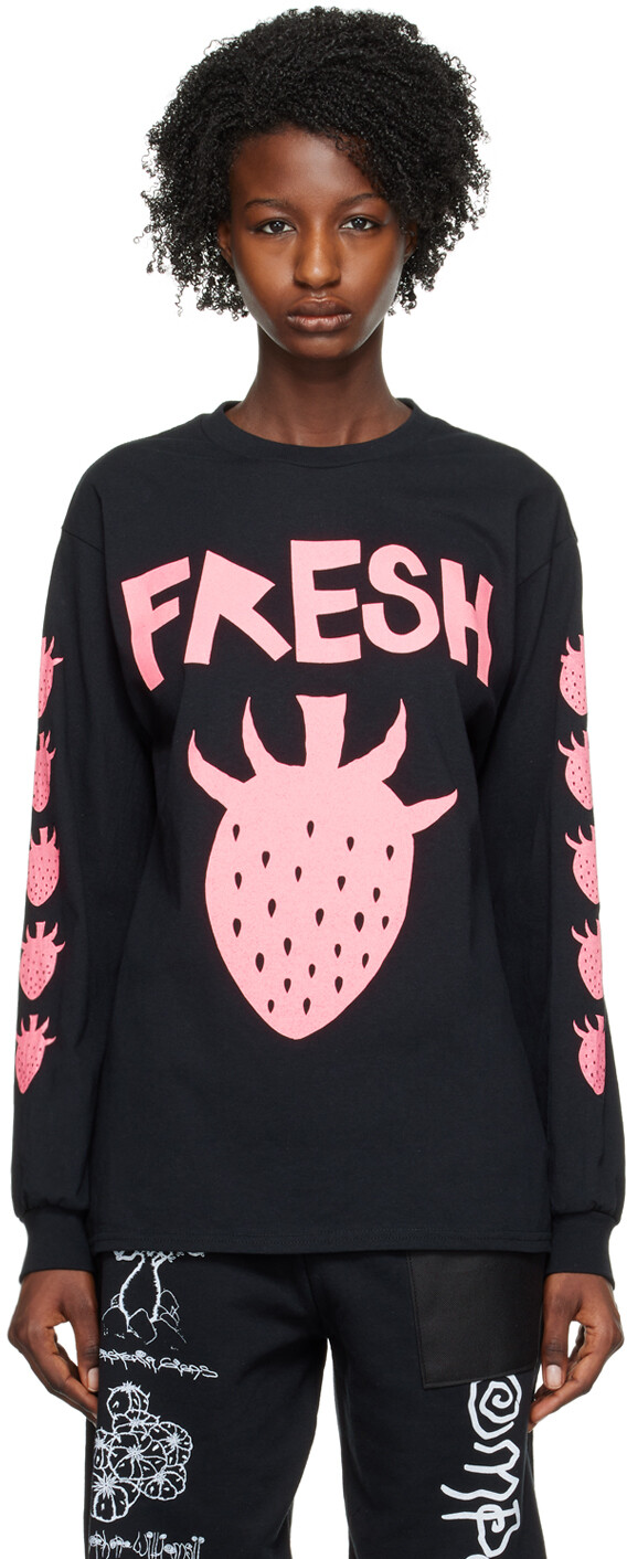 

Черная футболка с длинным рукавом Fresh Fresh WESTFALL, Черный