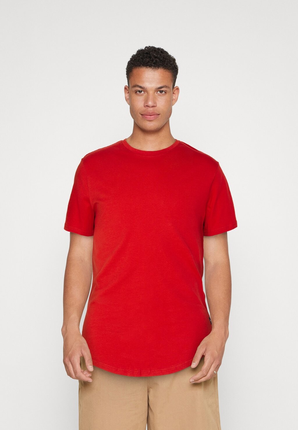 

Базовая футболка ONSMATT LONGY TEE Only & Sons, красная охра, Красный