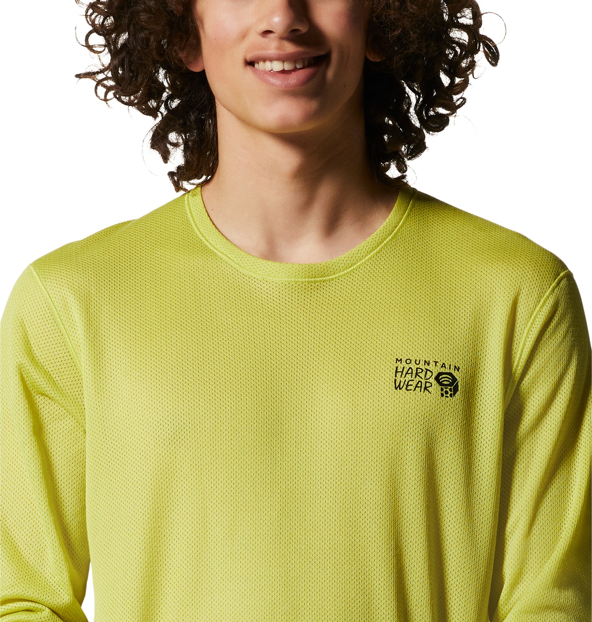 Рубашка с длинными рукавами AirMesh — мужская Mountain Hardwear, желтый цена и фото