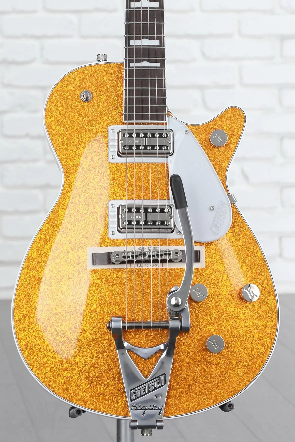 

Электрогитара Gretsch G6129T-89VS Vintage Select '89 Sparkle Jet - Gold Sparkle