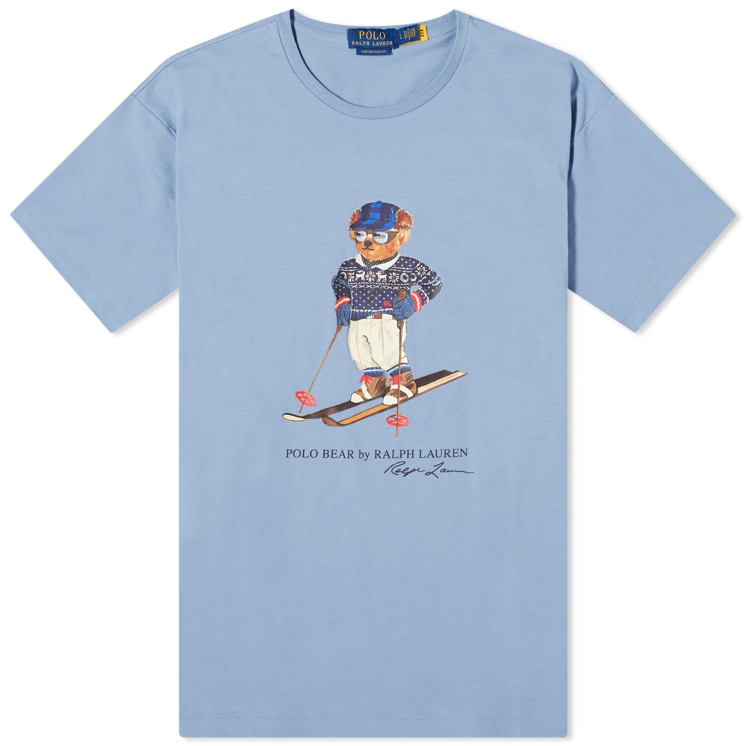 

Футболка Polo Ralph Lauren Ski Bear, цвет Channel Blue