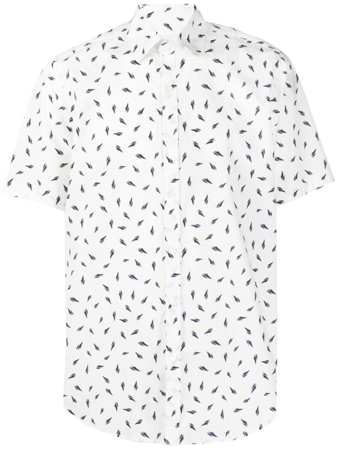 

Canali рубашка с узором, белый