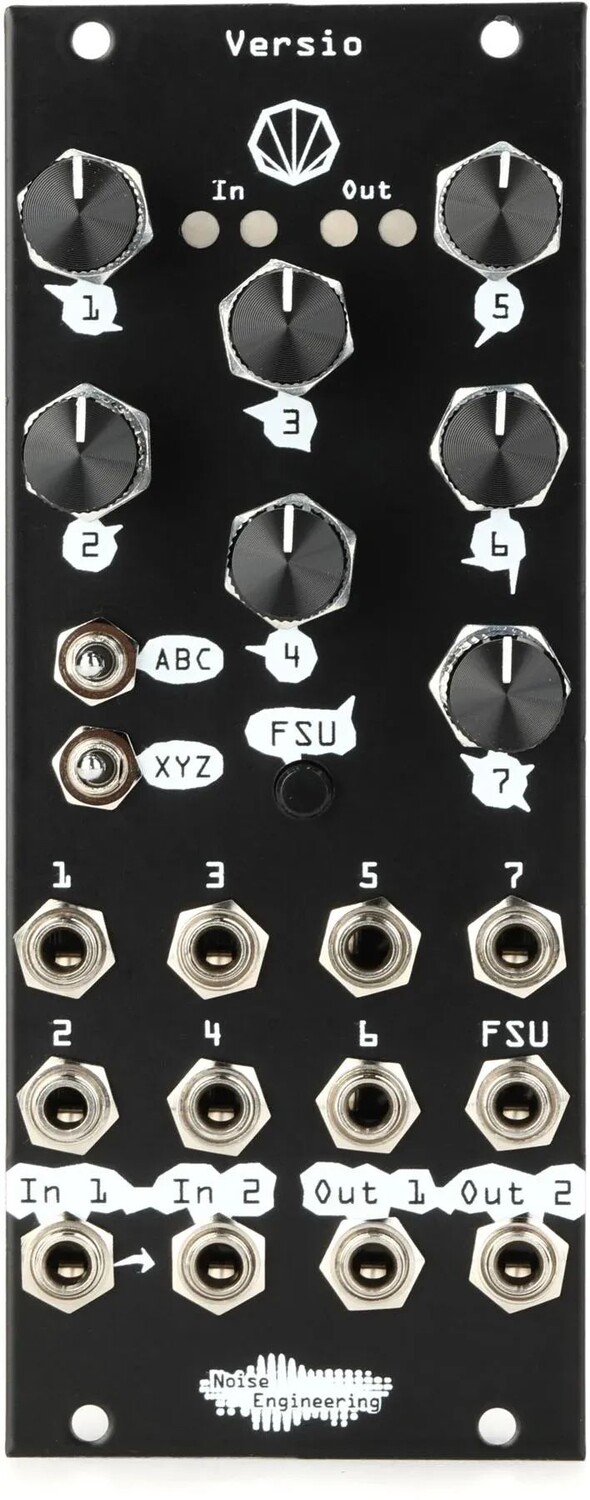 

Шумотехника Ruina Versio Многомодовый модуль искажений Eurorack — пронумерованный, черный