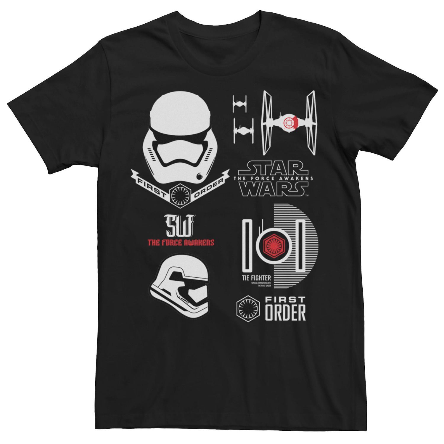 Мужская футболка Force Awakens First Order Trooper Star Wars цена и фото
