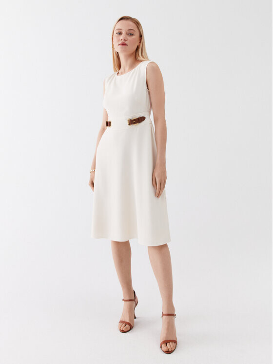 

Платье на каждый день, стандартного кроя Lauren Ralph Lauren, экрю