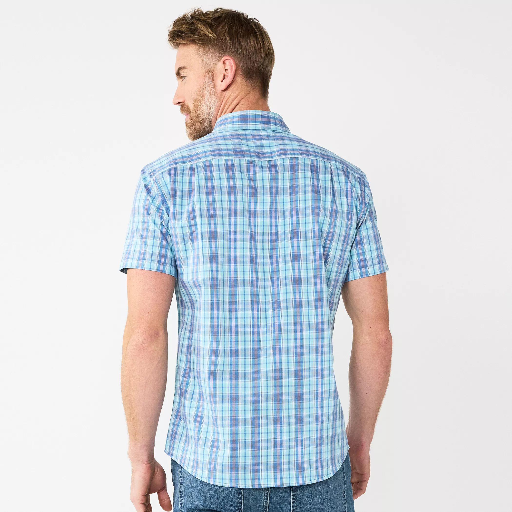 Мужская рубашка на пуговицах с короткими рукавами Sonoma Goods For Life