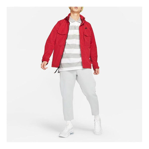 Куртка Nike Sportswear Multiple Pockets Hooded Jacket Red, красный