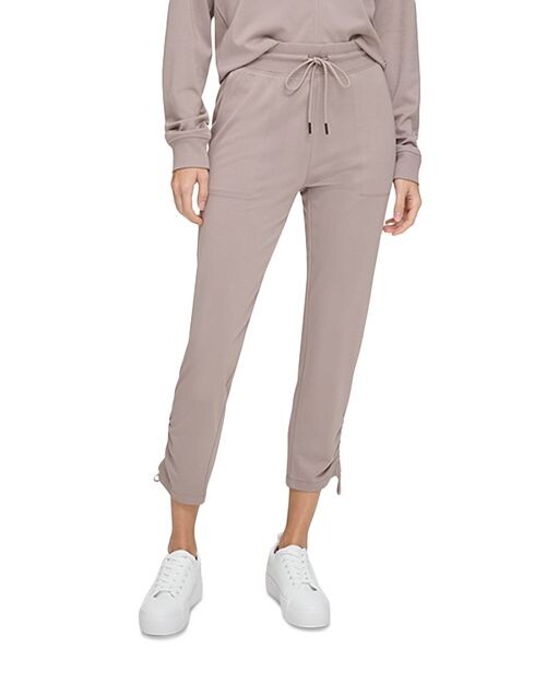 

Укороченные брюки-джоггеры с завязками на подоле Marc New York, цвет Tan/Beige