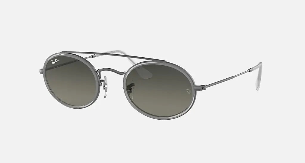 

Солнцезащитные очки Ray-Ban OVAL DOUBLE BRIDGE, серый градиент