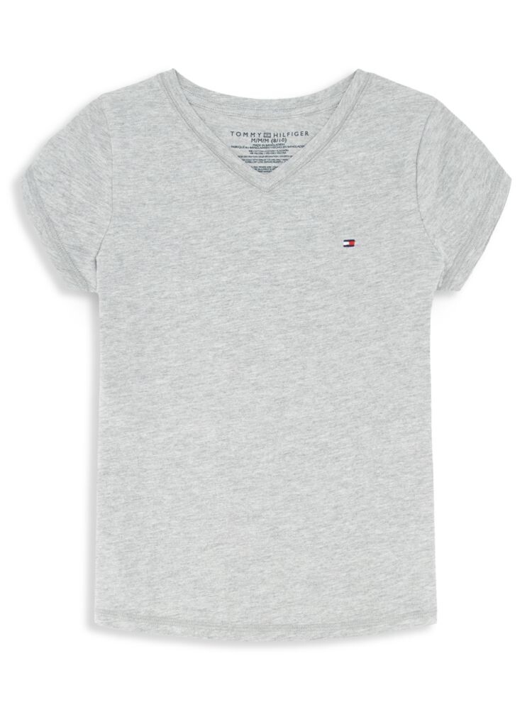 

Футболка с принтом для девочек Tommy Hilfiger, цвет Grey Heather