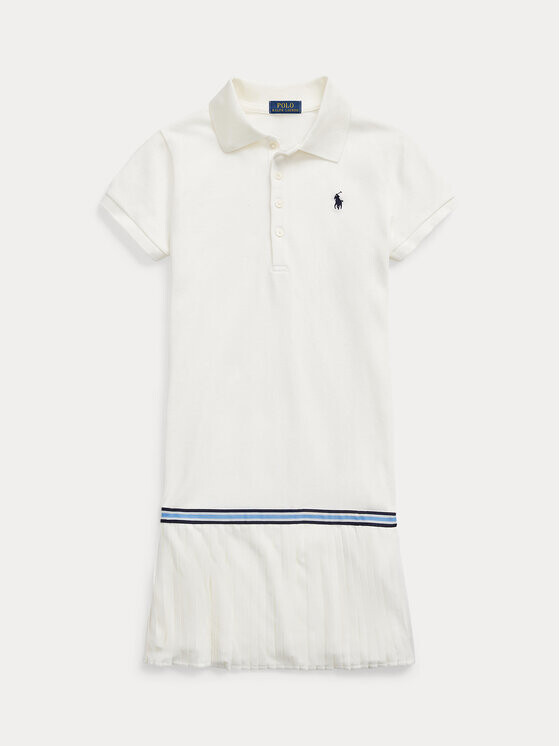 

Летнее платье стандартного кроя Polo Ralph Lauren, белый