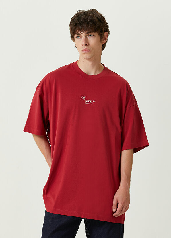 

Красная футболка с логотипом Off-White, Красный