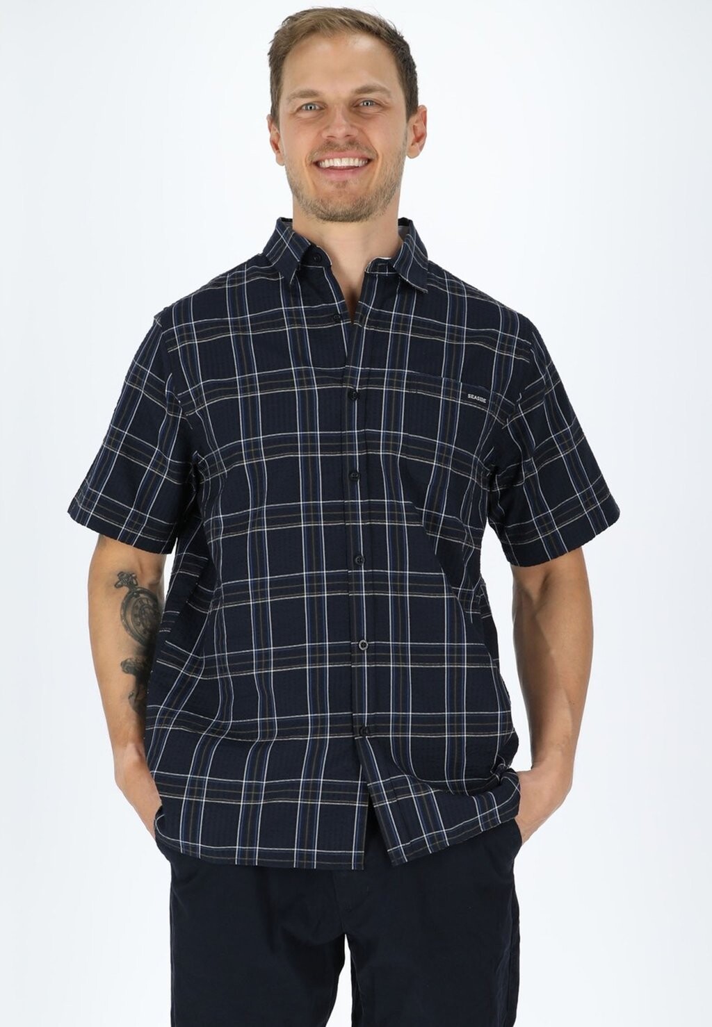 

Рубашка COOS BAY Seaside, цвет navy check