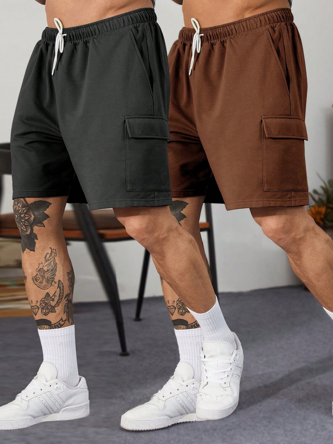 

Мужские шорты Manfinity Homme, коричневый