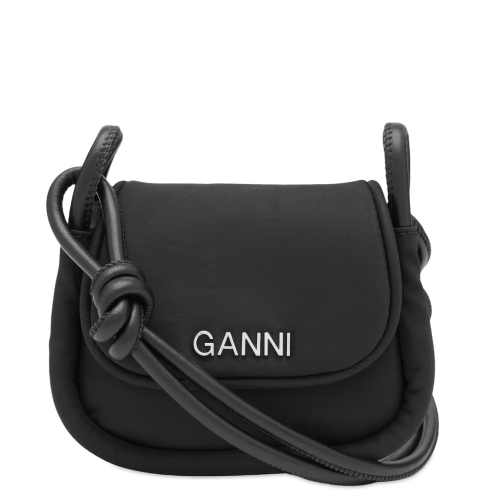 

Мини-клапан с узлом Ganni, черный