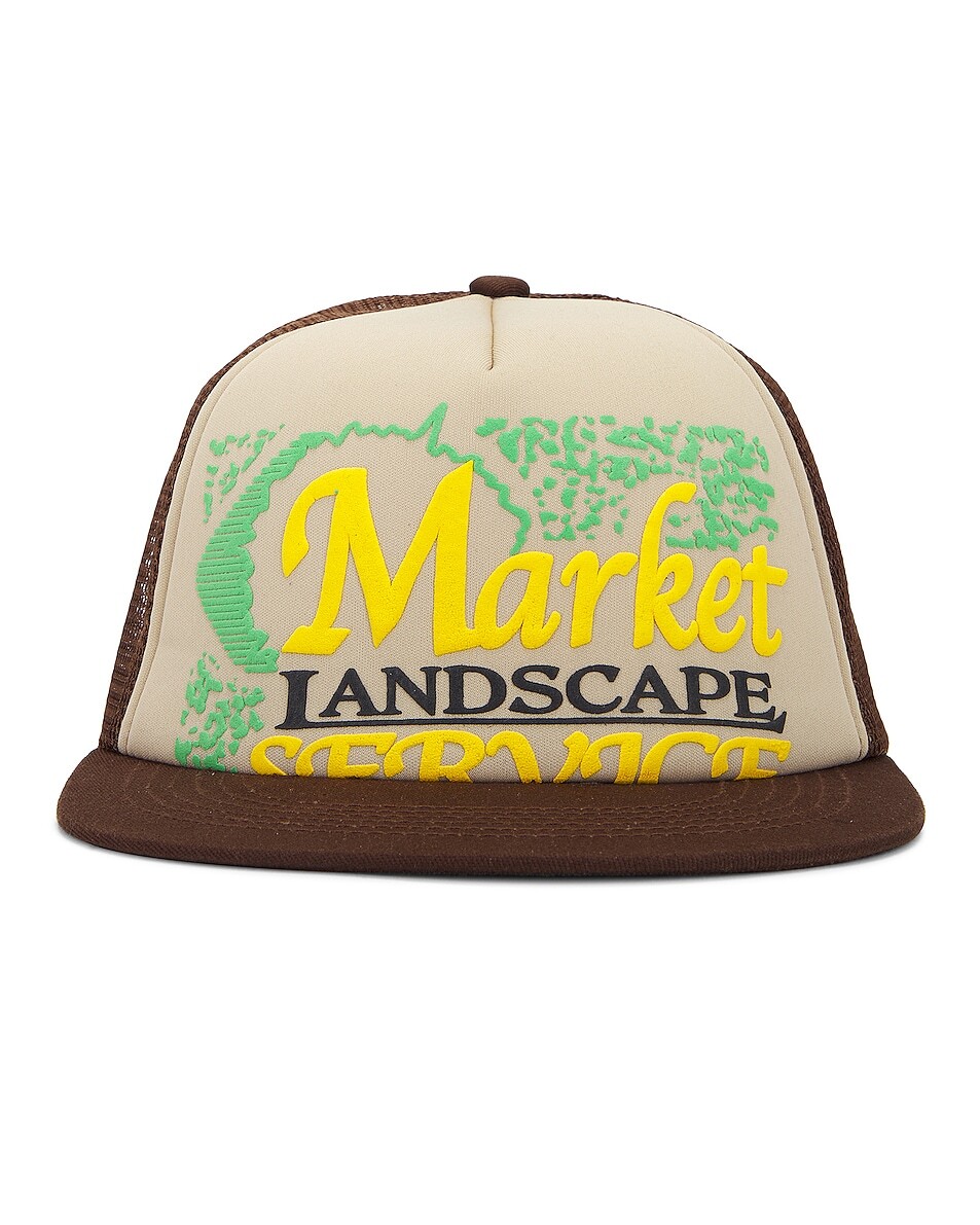 

Кепка Market Landse Service Trucker Hat, цвет Beige & Brown