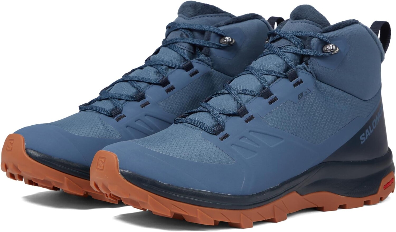 

Ботинки Salomon Outsnap CSWP, цвет Bering Sea/Carbon/Gum8