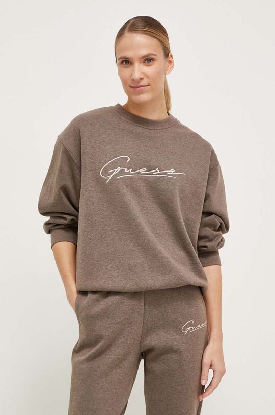 

Угадайте, толстовка Guess, коричневый
