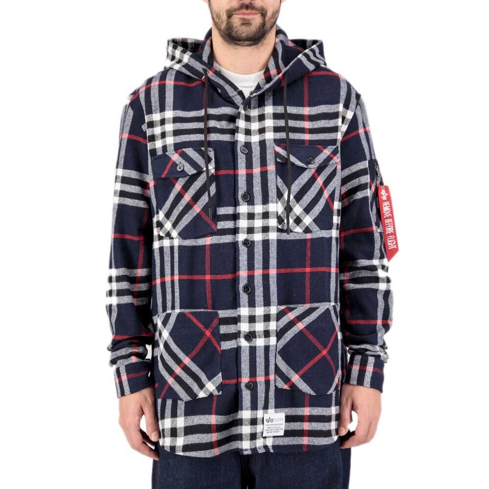 

Рубашка Alpha Industries Flannel, синий