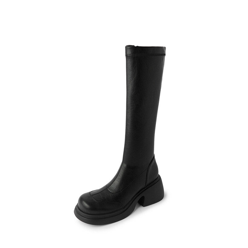 

Сапоги женские Pvaj, цвет Glossy black