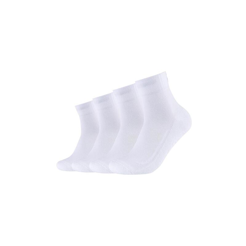 Короткие носки унисекс, белые, 4 шт. SKECHERS, цвет weiss