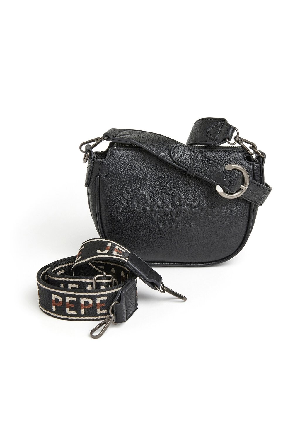 

Сумка через плечо Pepe Jeans с замком на молнии, черный