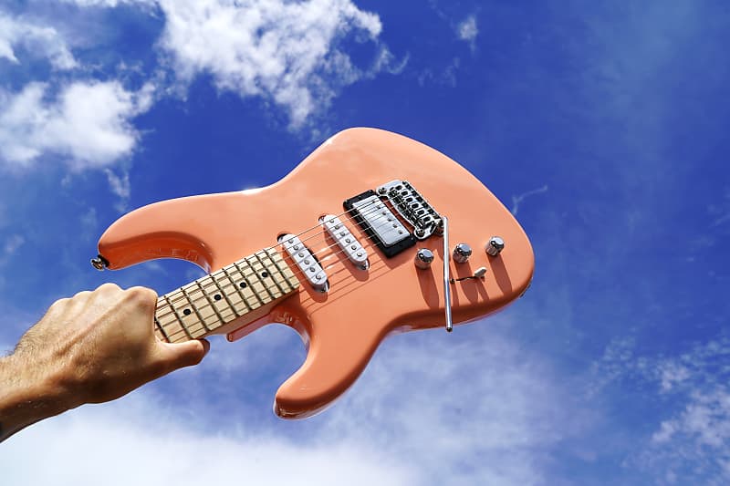 Электрогитара G&L USA Legacy HSS RMC Sunset Coral Left Handed 6-String Electric Guitar w/ Black Tolex Case метчик terrax by ruko m18x2 5 комплект 3шт hss g din352 6h 230180tx