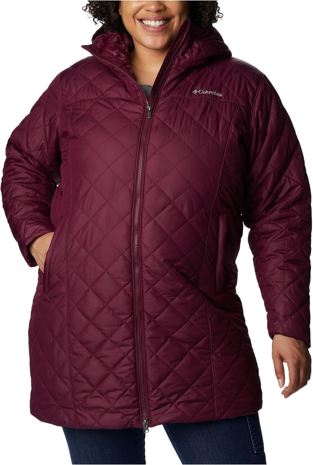 

Длинная куртка Copper Crest больших размеров Columbia, цвет Marionberry