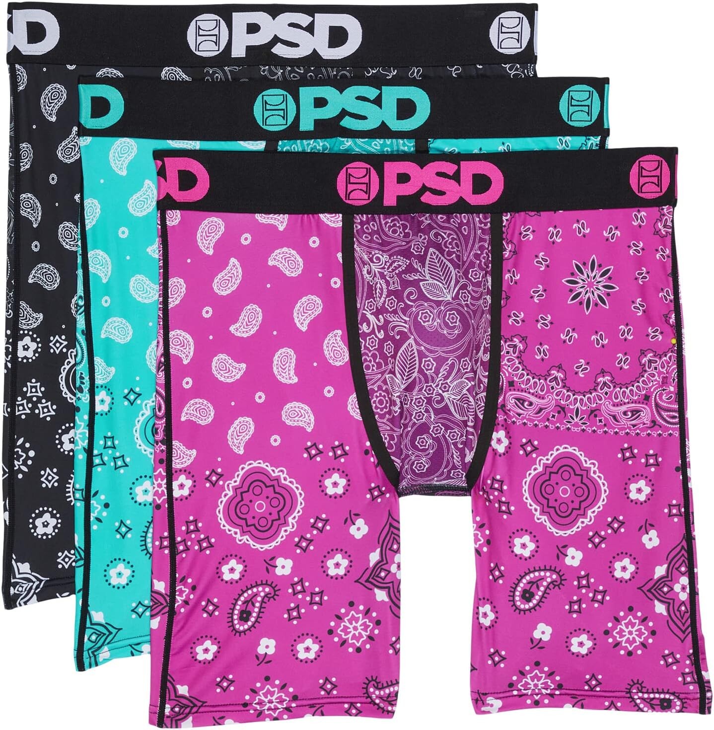

Комплект трусов-боксеров, 3 шт. PSD, цвет Multi/Pop Bandana 3Pk
