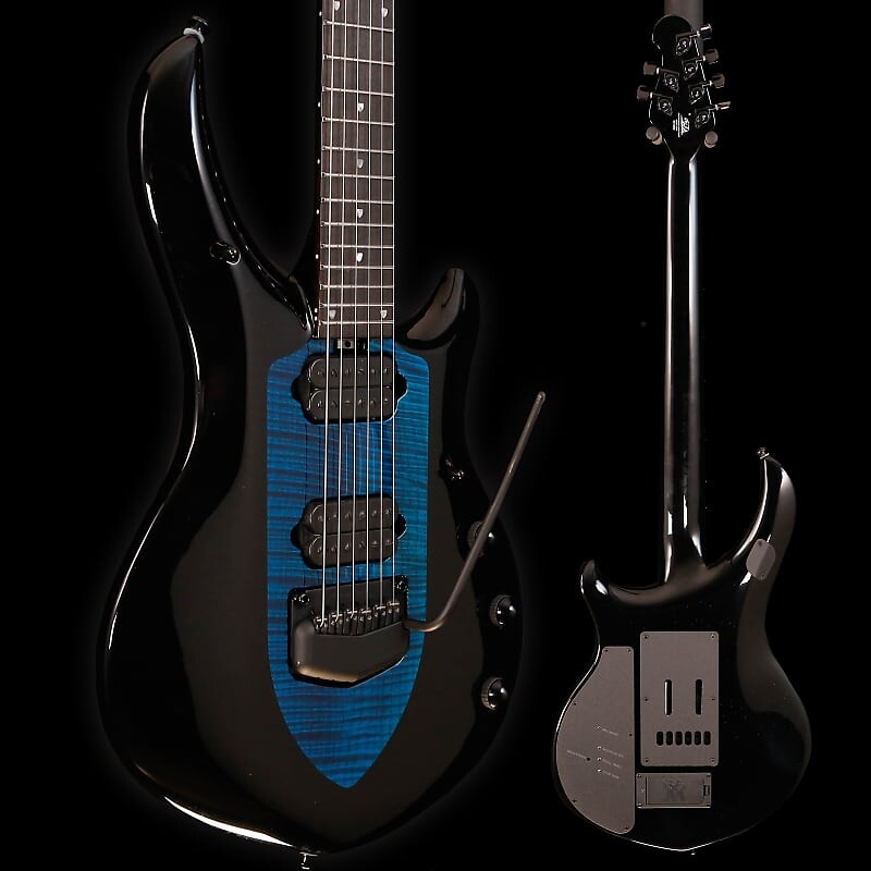 

Электрогитара Ernie Ball Music Man John Petrucci Majesty, Ebony, Okelani Blue 6lbs 14.2oz