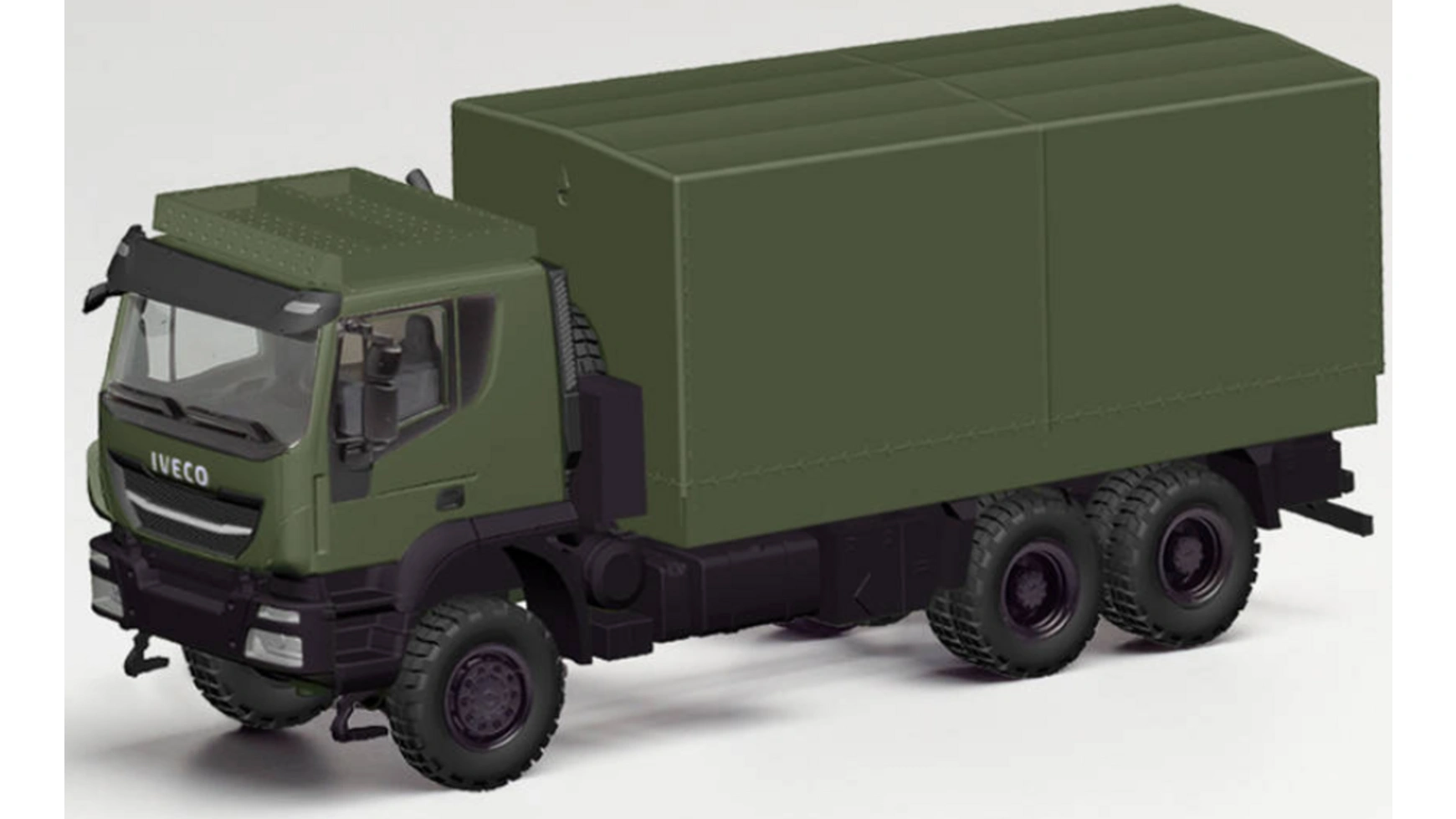 

Iveco trakker 6x6 платформа/брезент бундесвер Herpa