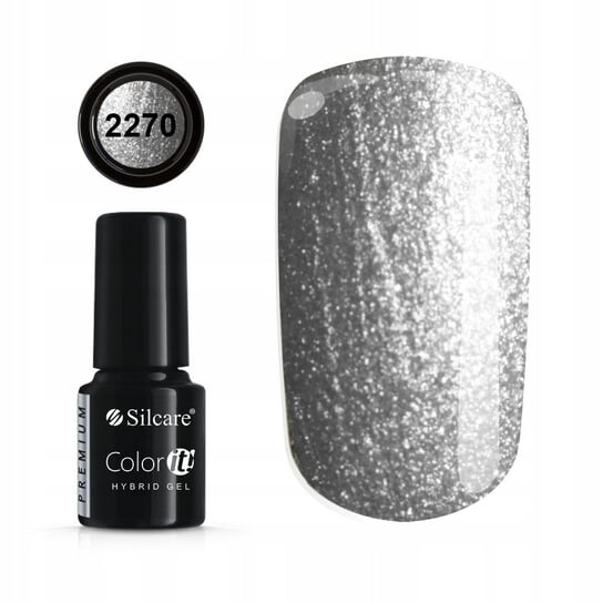 

Гибридный лак для ногтей, Color IT Premium Silver 2270, 6 г Silcare