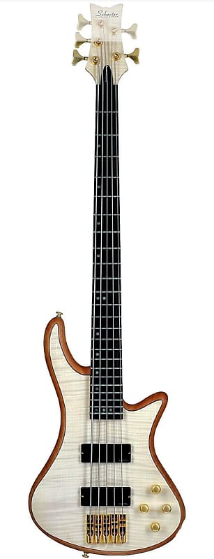 Басс гитара Schecter Stiletto Custom-5 Active 5-String Bass 2010s - Natural Satin бас гитара schecter stiletto custom 4 vrs