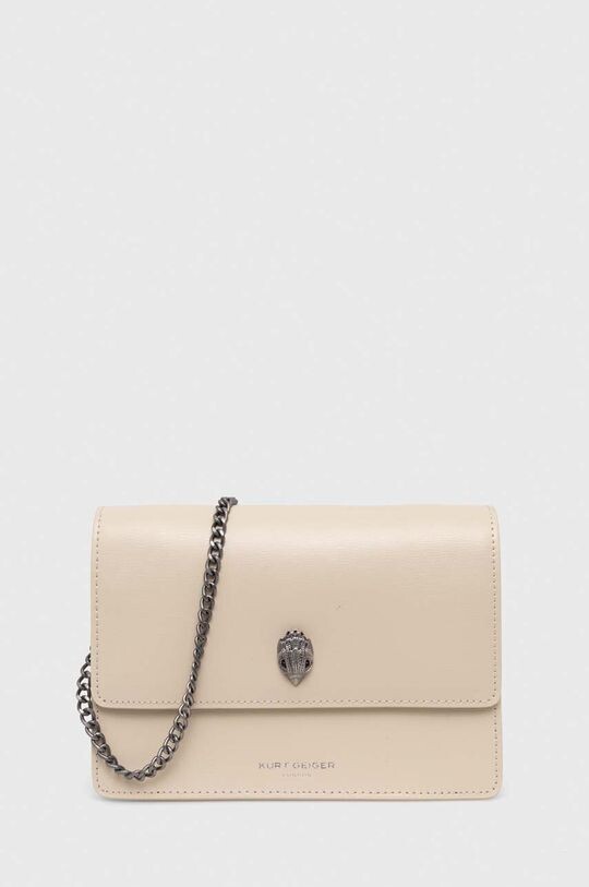 

Кожаная сумочка Kurt Geiger London, бежевый