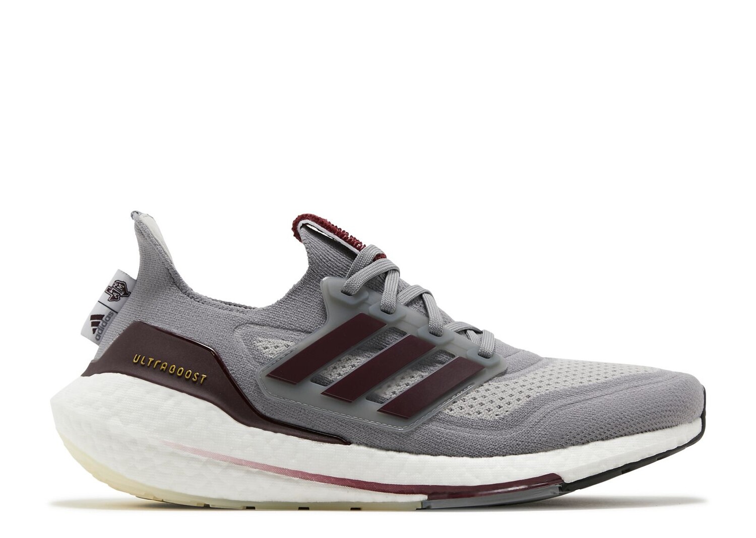 Кроссовки adidas Ultraboost 21 'Ncaa Pack - Texas A&M', серый