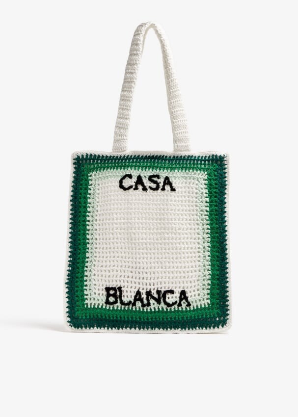 

Сумка Casablanca Paris Cotton Crochet, белый