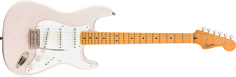 Электрогитара Squier by Fender Classic Vibe 50s Stratocaster, Maple Fretboard, White Blonde