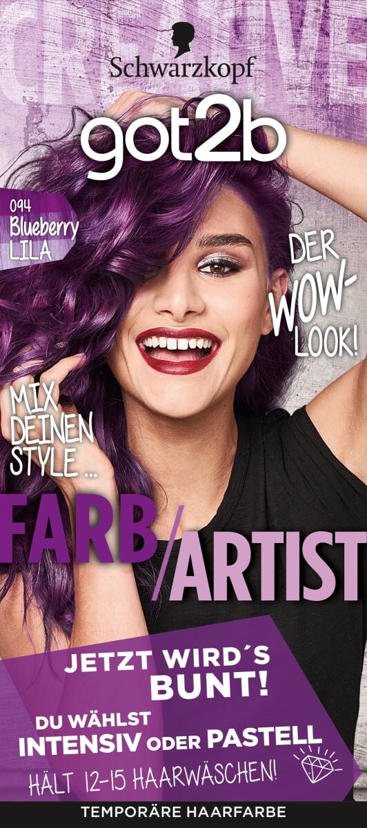 

Тинт Color/Artist Blueberry Purple 094 1 шт. got2b