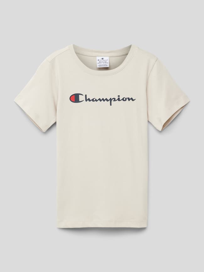 

Футболка с логотипом CHAMPION, песочный