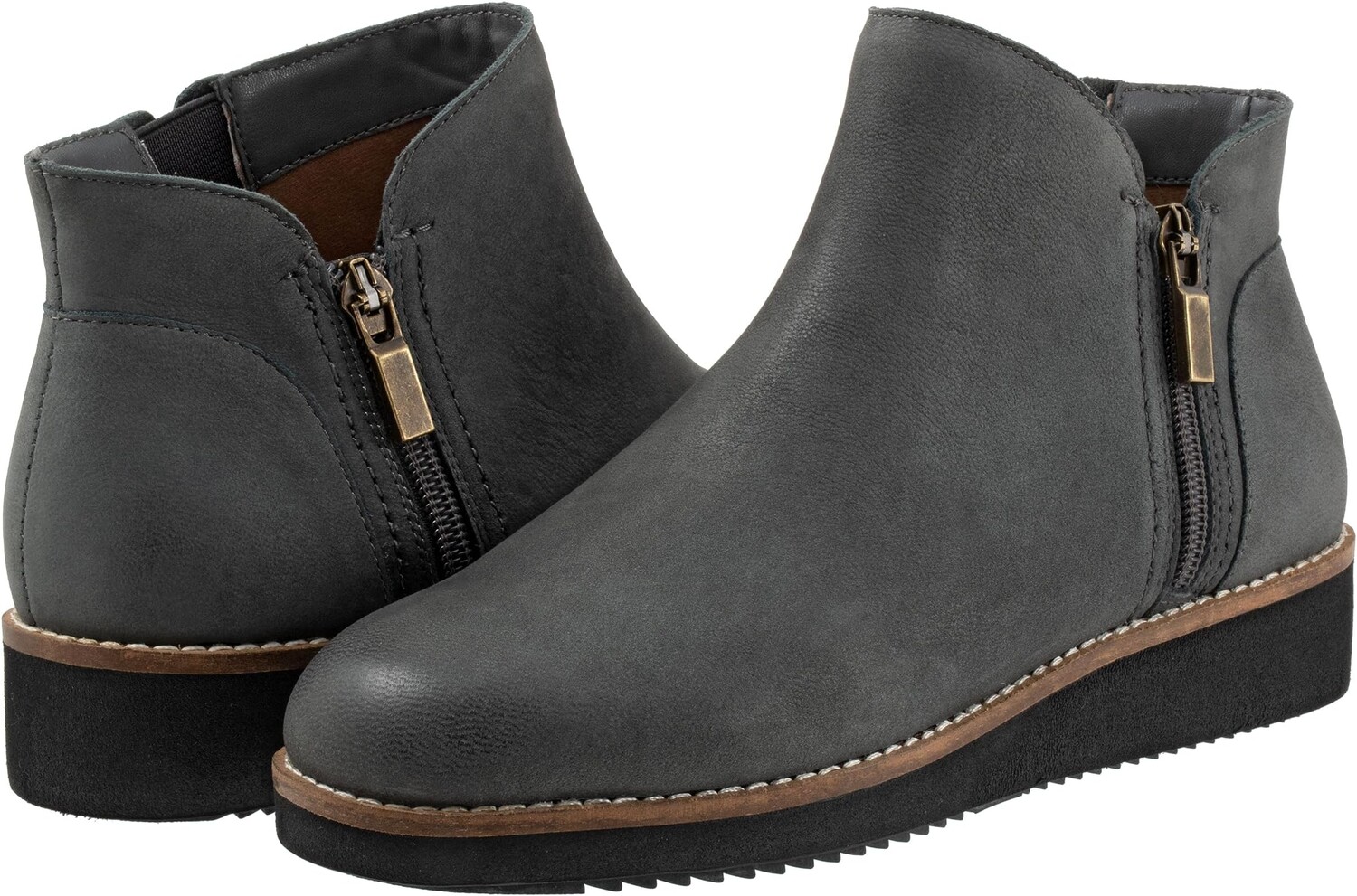 

Ботильоны Wesley SoftWalk, цвет Smoke Nubuck