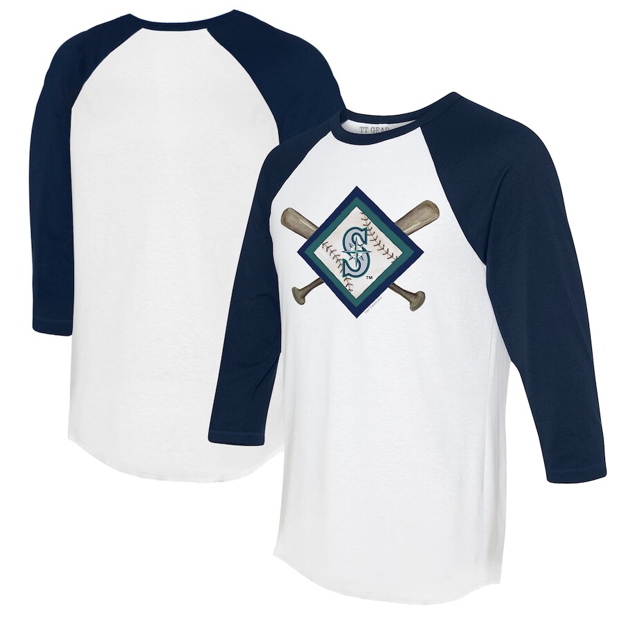 

Футболка с длинным рукавом Tiny Turnip Seattle Mariners, белый