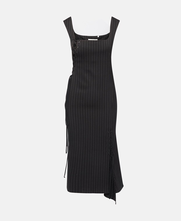 

Шерстяное платье Sportmax, черный