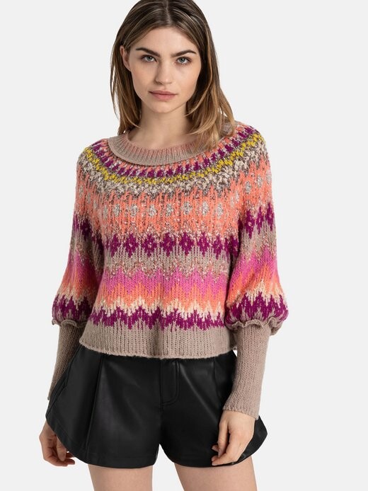 

Свитер домашний на праздники Free People, мультиколор