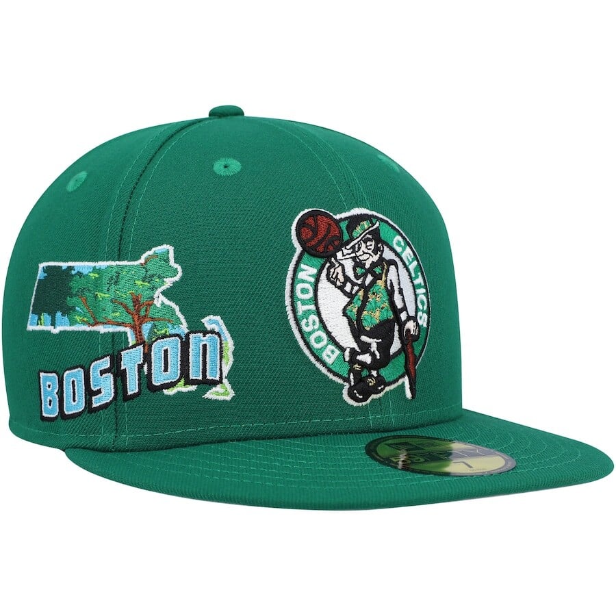 

Бейсболка New Era Boston Celtics, зеленый