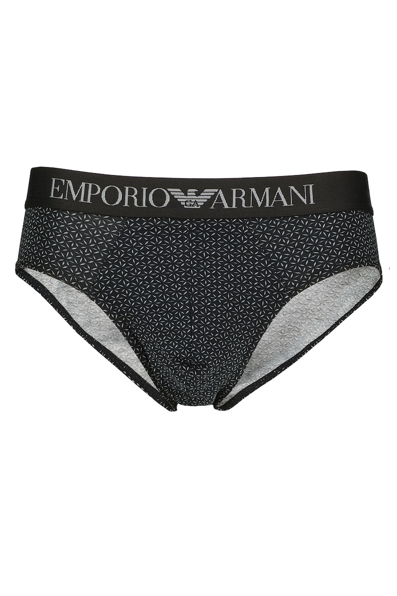 Боксеры с логотипом на талии Emporio Armani Underwear, черный